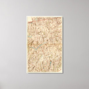 Croton Lake Vicinity Canvas Afdruk