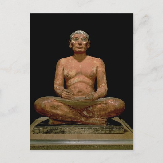 Crouching Scribe Statue Briefkaart (Voorkant)