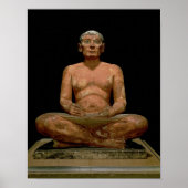 Crouching Scribe Statue Poster (Voorkant)