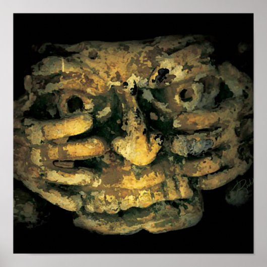 Crouching Sculpture Poster (Voorkant)