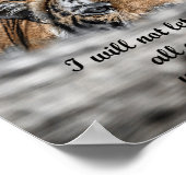 Crouching Tiger inspirational poster (Hoek)