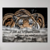 Crouching Tiger inspirational poster (Voorkant)