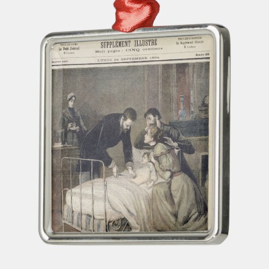 Croup Cured by Doctor Roux Metalen Ornament (Links)