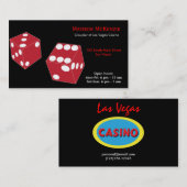 Croupier/Eigenaar Casino Visitekaartje (Voorkant / Achterkant)