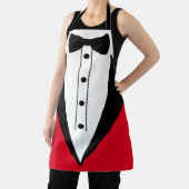 Croupier schort spel nacht smoking zwart stropdas (Insitu)