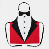 Croupier schort spel nacht smoking zwart stropdas (Voorkant)