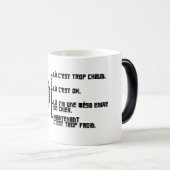 Croustimug Chronologische Thermische Magische Mok (Voorkant rechts)