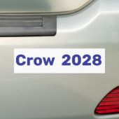 Crow 2028 Jason Crow voor President Bumpersticker (Op auto)