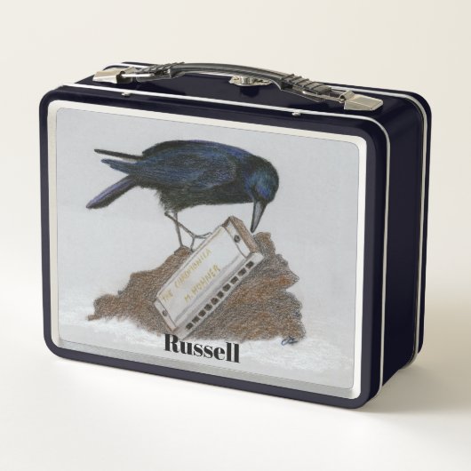 Crow and Harmonica Metal Ltd Box (Achterkant)