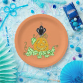 Crow and Pumpkin Papieren Bordje (Feest)