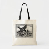 Crow and Skull Alchemy Lab Tote Bag (Voorkant)