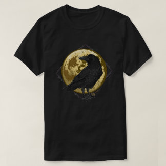 Crow and the Moon design 1 T-shirt