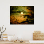 Crow and the Ominous Sky Poster (Keuken)