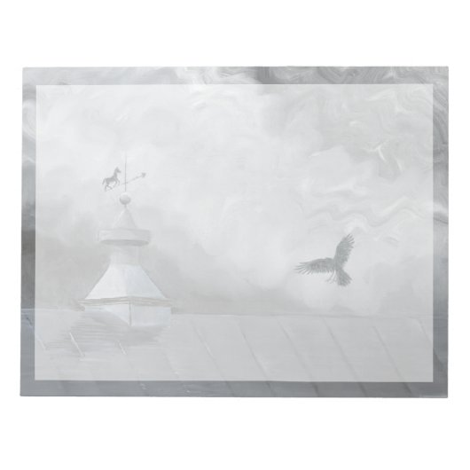 Crow and Weather Vane Notitieblok (Voorkant)