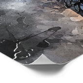 Crow art #crow #bird #animals poster (Hoek)