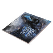 Crow art #crow #bird #animals tegeltje (Zijkant)