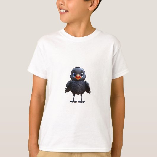 Crow art t-shirt (Voorkant)