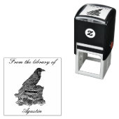 Crow Automatic Stamp In The Library Zelfinktende Stempel (In situ)