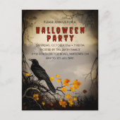 Crow & Autumn verlaat Halloween Briefkaart (Voorkant)