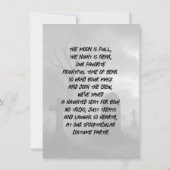 Crow & Autumn verlaat Halloween Party Kaart (Achterkant)