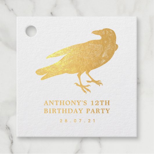 Crow Bedankjes Labels (Voorkant)