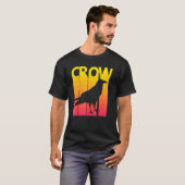Crow Bird Retro Costuum T-shirt (Voorkant volledig)
