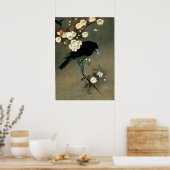 Crow & Blossom van Ohara Koson (1910) Poster (Keuken)