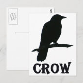 Crow Briefkaart (Voorkant / Achterkant)