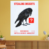 Crow Business Intelligence Analist Canvas Afdruk (Insitu (Woonkamer))