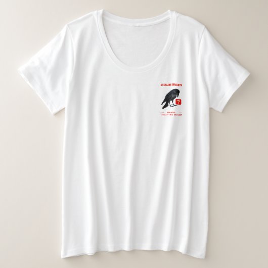 Crow Business Intelligence Analist Grote Maat T-shirt (Design voorkant)