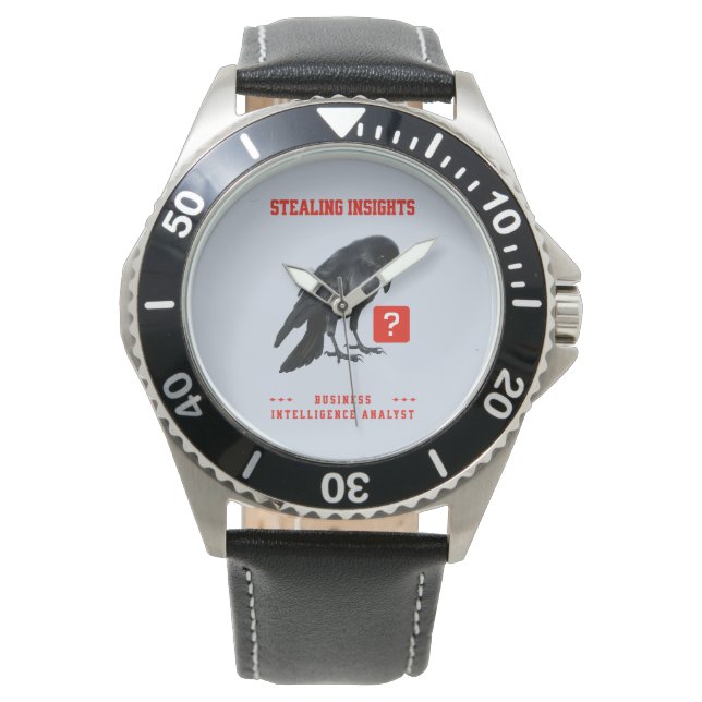 Crow Business Intelligence Analist Horloge (Voorkant)
