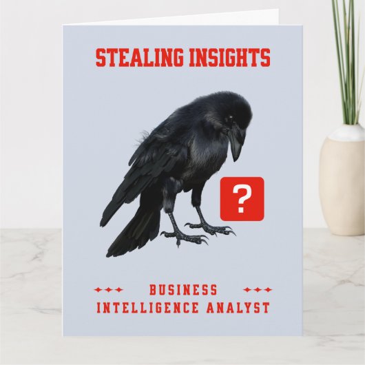 Crow Business Intelligence Analist Kaart (Voorkant)
