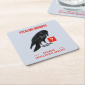Crow Business Intelligence Analist Kartonnen Onderzetters (Schuin)