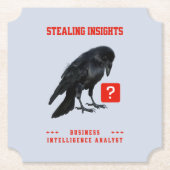 Crow Business Intelligence Analist Kartonnen Onderzetters (Voorkant)