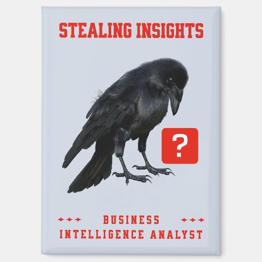 Crow Business Intelligence Analist Magneet (Voorkant)