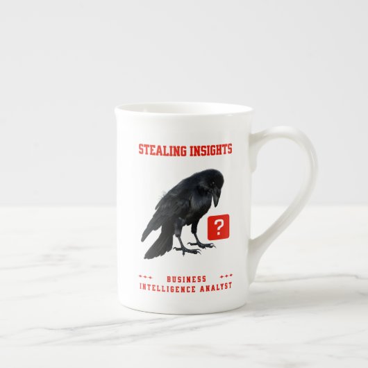 Crow Business Intelligence Analist Porselein Kop (Rechts)