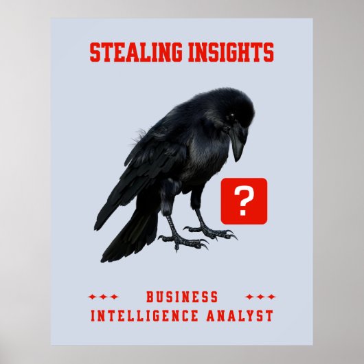 Crow Business Intelligence Analist Poster (Voorkant)