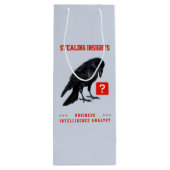 Crow Business Intelligence Analist Wijn Cadeautas (Achterkant)