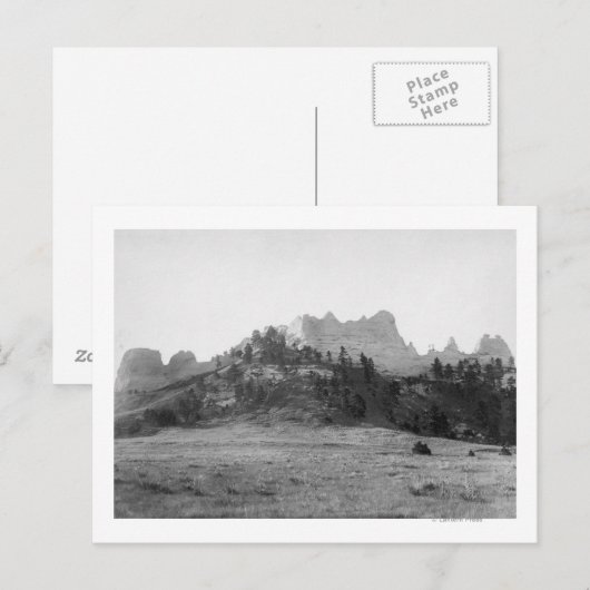 Crow Butte bij Ft. Robinson-foto Briefkaart (Voorkant / Achterkant)