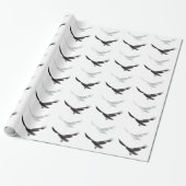 Crow Cadeaupapier (Uitgerold)