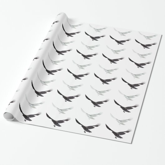 Crow Cadeaupapier (Uitgerold)