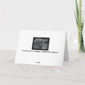 Crow Christmas Angel Kaart (Achterkant)