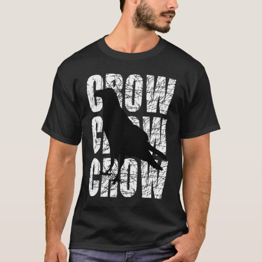 Crow Clever Raven Crow Blackbird T-shirt (Voorkant)