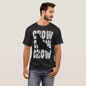 Crow Clever Raven Crow Blackbird T-shirt (Voorkant volledig)