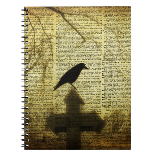 Crow Collage Notitieboek (Voorkant)