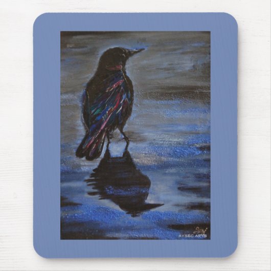 "Crow Colors" Mousepad Muismat (Voorkant)
