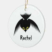 Crow Custom Gothic Medallion Keramisch Ornament (Links)
