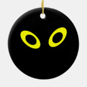 Crow Custom Gothic Medallion Keramisch Ornament (Achterkant)