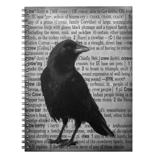 Crow definiëren notitieboek (Voorkant)