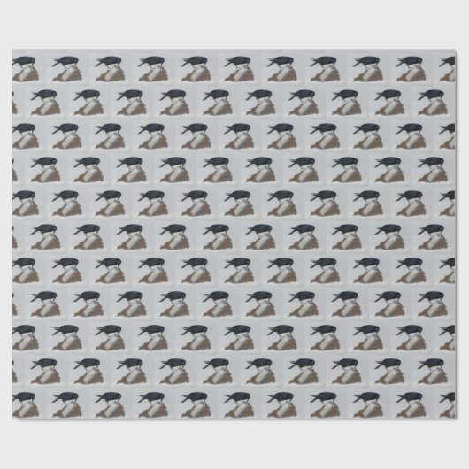 Crow en Harmonica Cadeaupapier (Vlak)